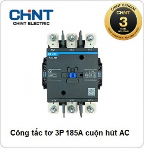 Công tắc tơ NXC CHINT 3P 185A 380VAC