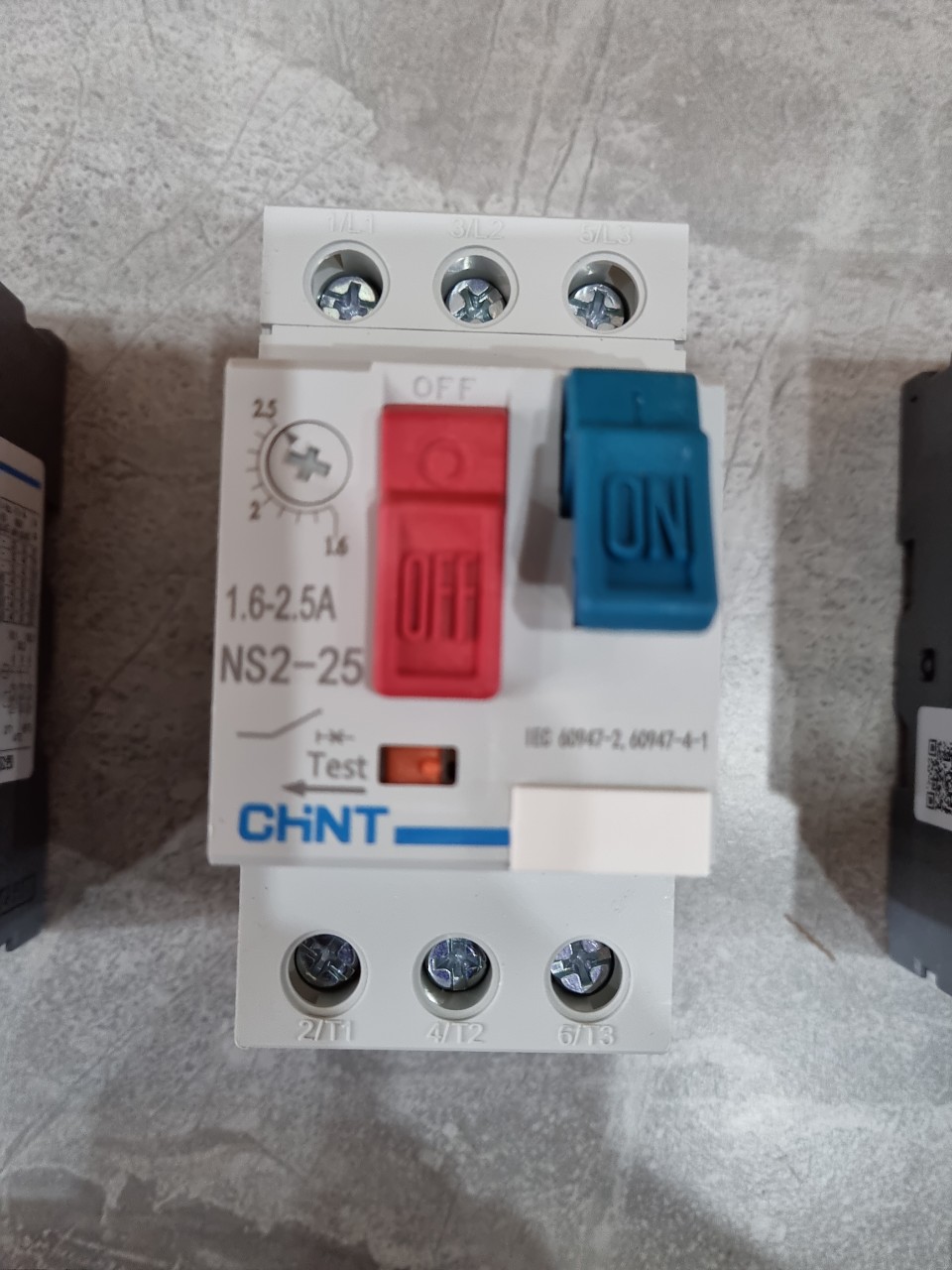 MCB chỉnh dòng NS2-25 Chint 1.6- 2.5A