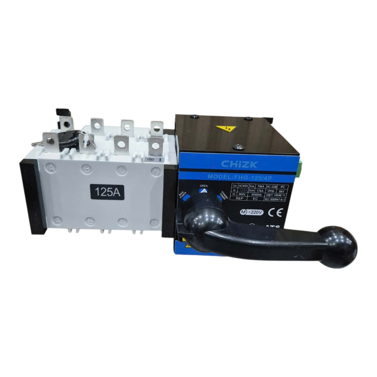 Bộ chuyển nguồn ATS 4P 125A CHIZK